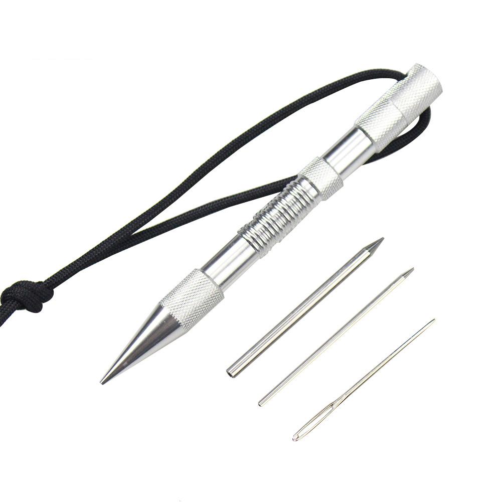 1Set Paracord Knitting Tool Set Aluminium Parachute Cord Needles Bracelets DIY Weave Tool Umbrella Rope Different Size Tools