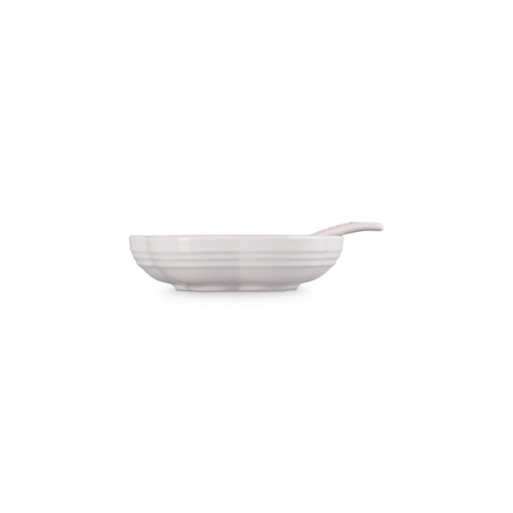 Le Creuset Flower Dish & Soup Spoon Set 16cm Shell Pink