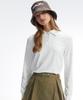 MONDAYFLOW Light Stretch Long Sleeve Top_White