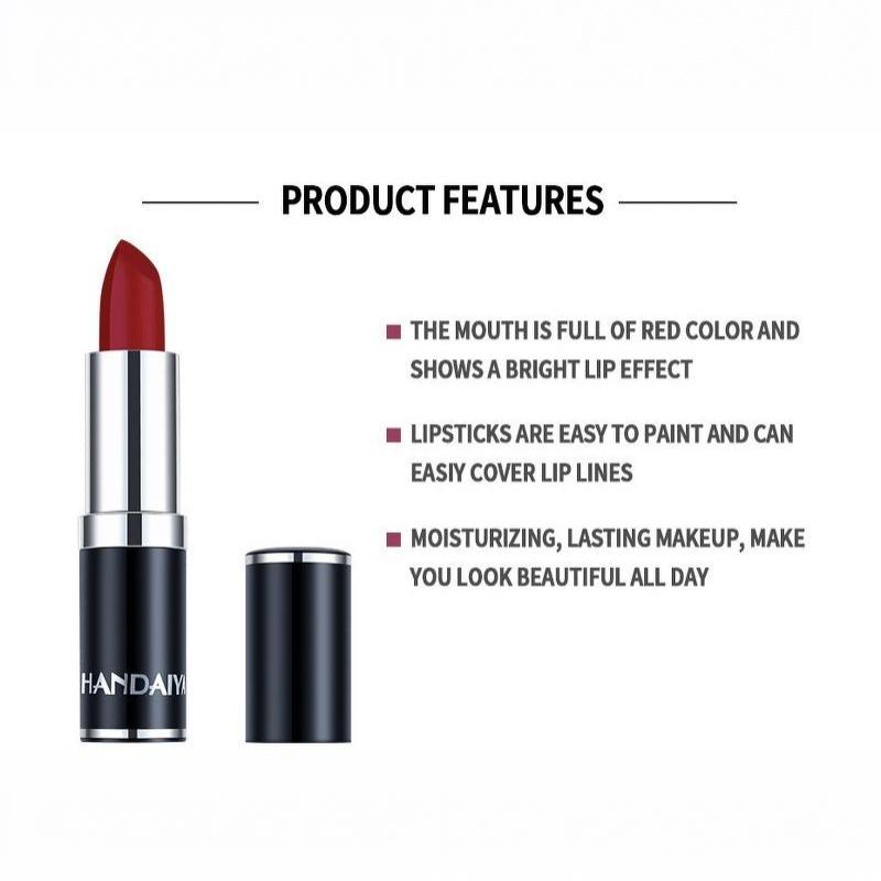 Matte Lipstick 12 Shades Long Lasting Moisturizing Perfect For Daily Wear Party Makeup Gifts