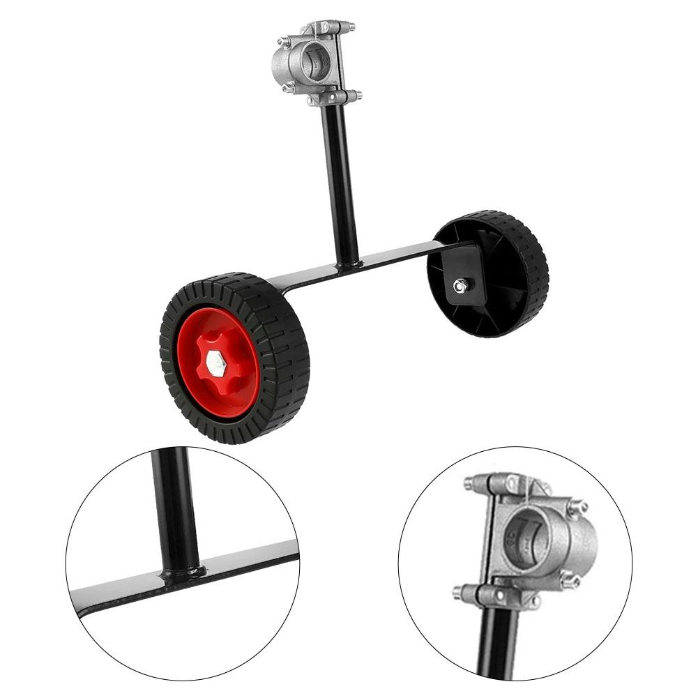12.3 Cm / 4.8 Inch Support Wheels Adjustable Fitting Metal + Plastic