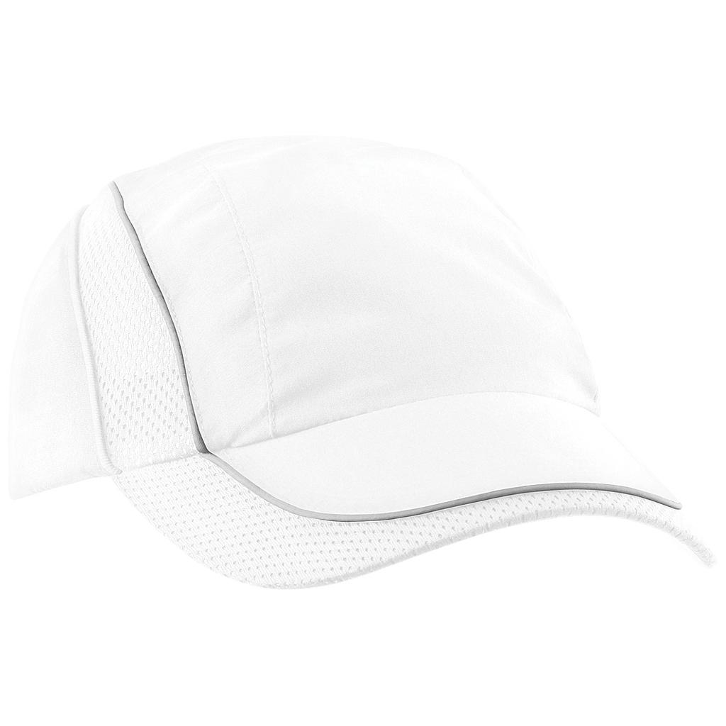 Beechfield CoolmaxÂ® Flow Mesh Baseball Cap / Headwear (Pack of 2)