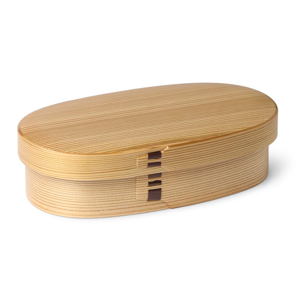 

Kuriku Handmade Odate Magewappa Bento Box (Oval/Slim)