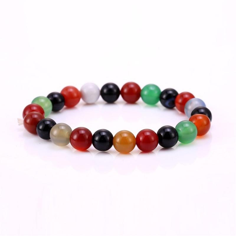 Versatile 6mm Natural Gemstone Round Beads Stretchy Bracelets For Every Occasion