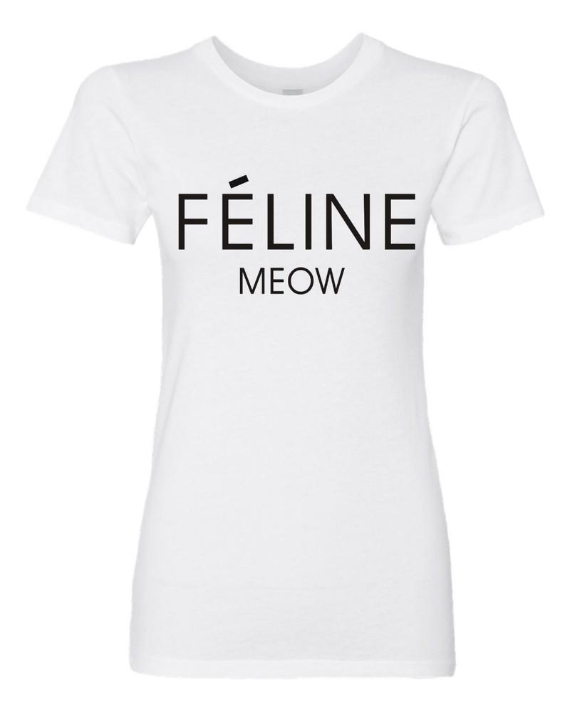 Feline Meow Cat Dope Hipster Cara Tumblr Swag Ladies Skinny S