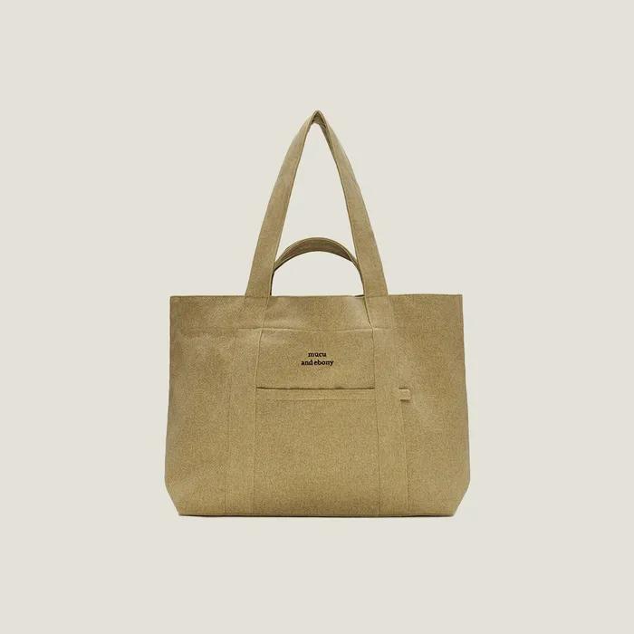 m.a.e 2way logo Bag _ Mustard