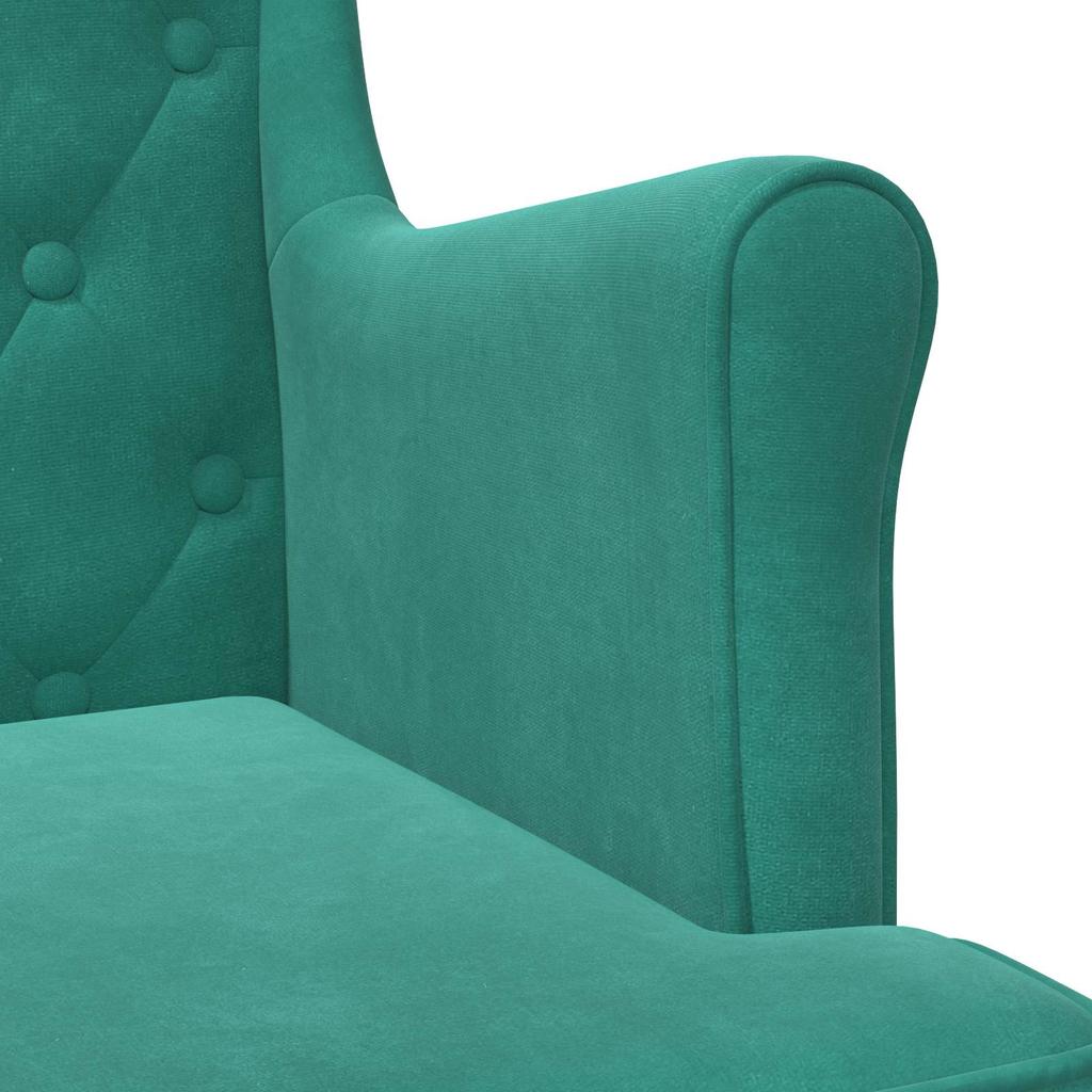 Armchair Turquoise Velvet