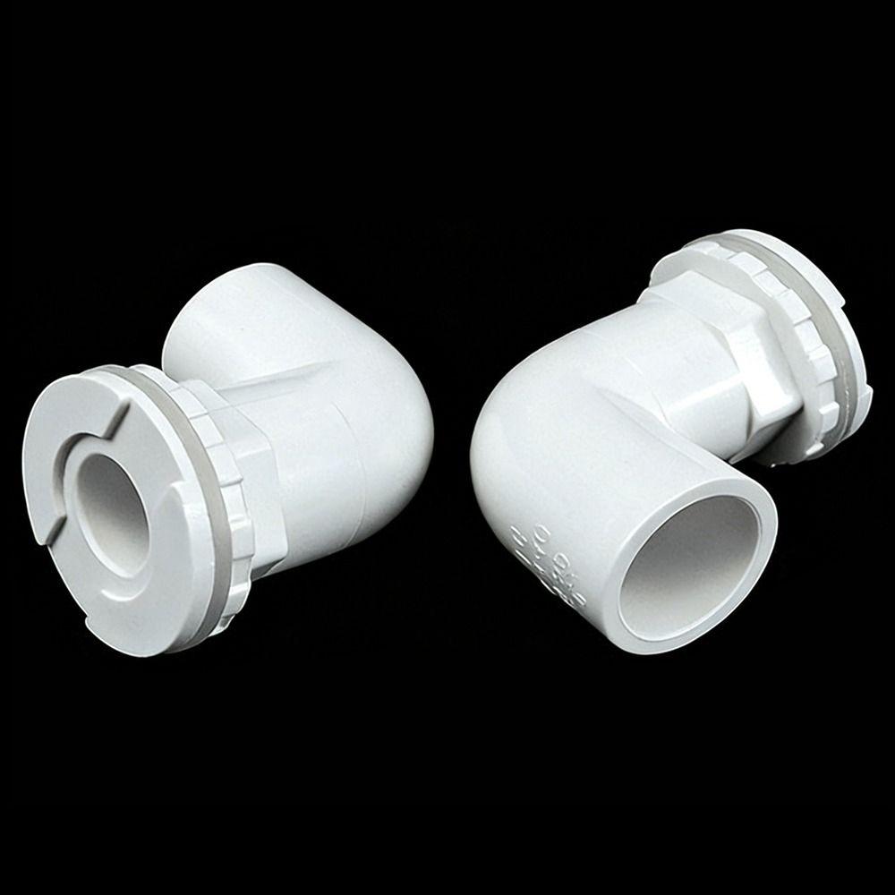 New 20~50mm Drainage Connector PVC Pipe Waterproof Straight Fitting Fittings Thread Aquarium Pipe Garden