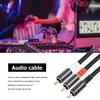 1/2/3/5M RCA To 2 RCA Adapter Audio Cable Flexible RCA To 2RCA Y Splitter Cable Auxiliary Audio Cord for TV Amplifier DVD Player