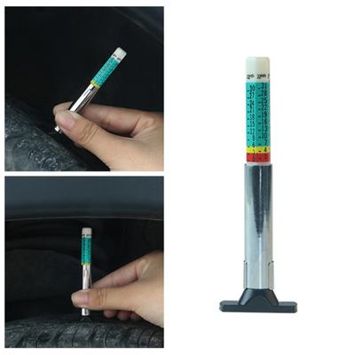 Portable 0-25mm Tire Tread Depth Gauge Ruler Car Tyre Attrition Measuring Tool