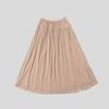 Peulaudeumali Pm_Shiny Champagne Skirt_Light Biege