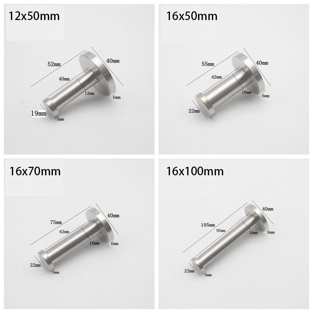 1Pcs with Screws Single Clothes Hook Cylindrical Wall Punching Hook New Hat Towel Rack