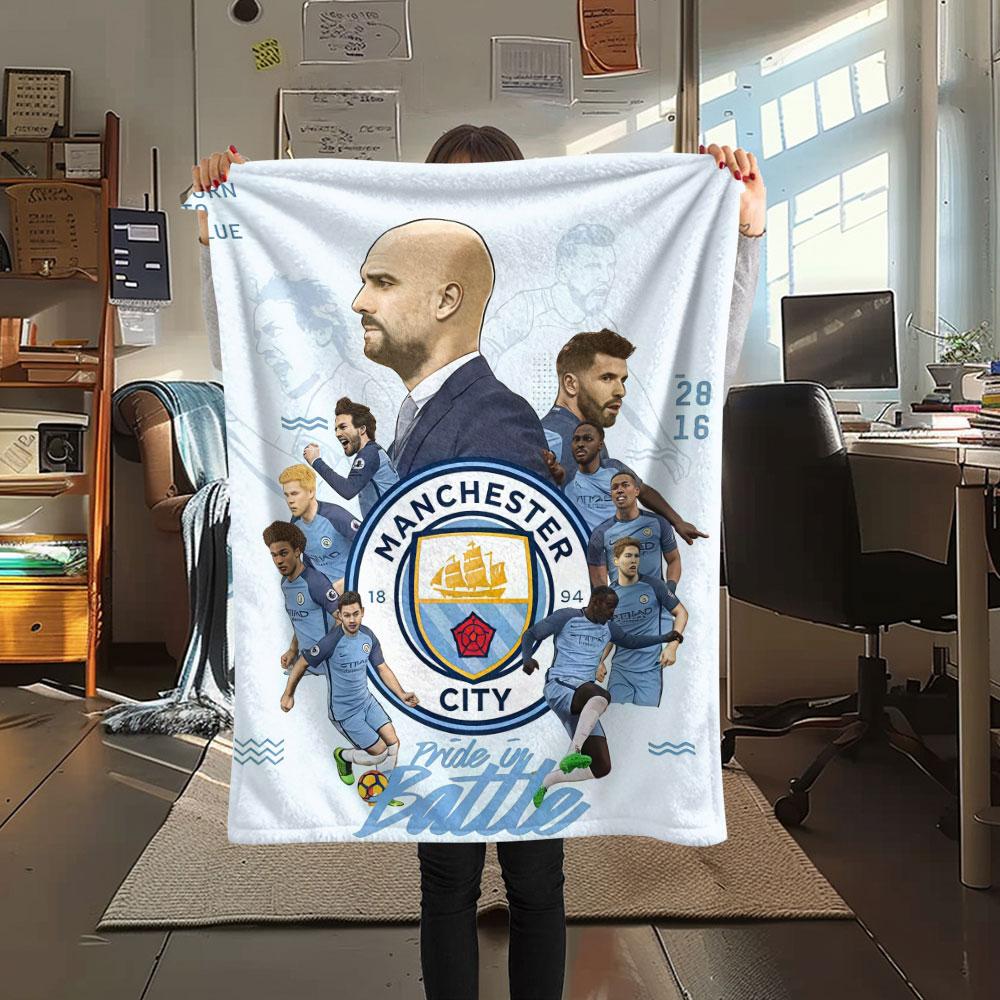Eternal MCFC Spirit Blanket, High quality Comfortable for All Seasons, Home Decor, Warmth and Comfort