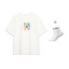 Li-Ning Sportswear Classic Graphic Tee 'White Multi' Men's AHST459-2