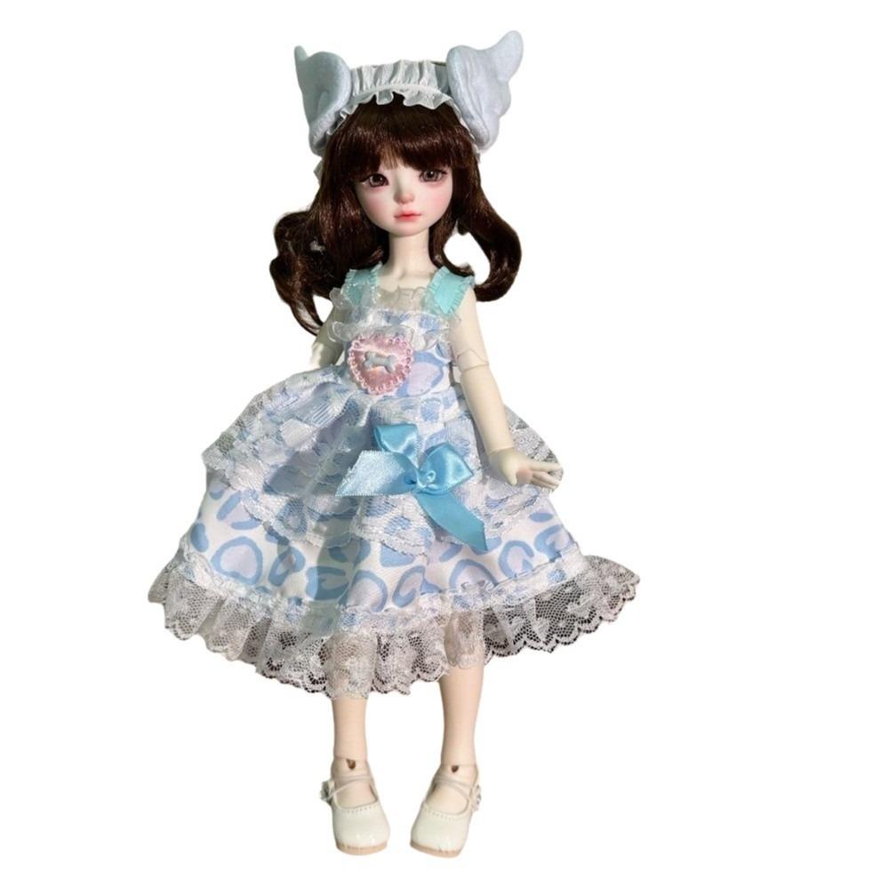 

Girls Style Doll Changing Outfit 30cm Size Lolita Skirt 1/6 Scale BJD Clothes Collectible Display GG-35