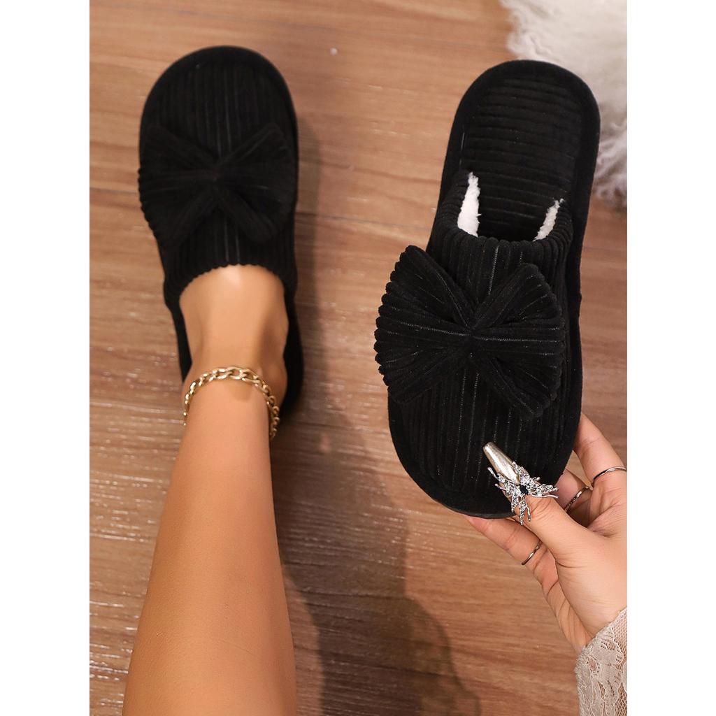 Pantofle, Pantofle ve tvaru mašle na podzim a zimu, Teplo domova a do interiéru, Domácí pantofle pro muže a ženy