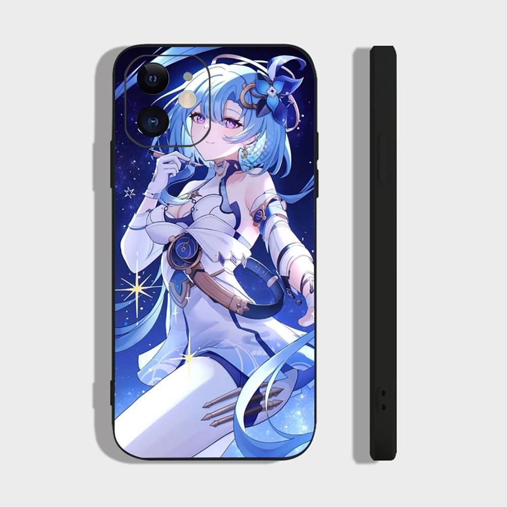 Griseo Animated Game H-Honkai Impact 3rd Phone Case For IPhone 17 Air 16 15 14 13 Pro Max 11 12 Black Silicone Cover