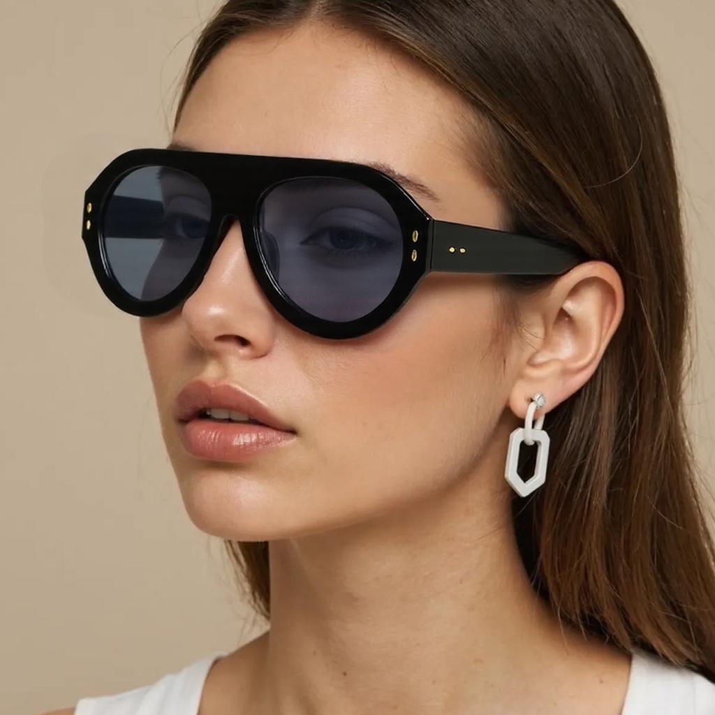 New In Vintage Sunglasses For Women Modern Fashion Red Gradient Round Glasses Glasses Women Gift For Womens Sunglasses