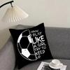 Soccer Lover Football Cushion Cover Elegant Comfort Pillowcase Sofa Bed Doublesided Printed Invisible Zipper Home Decor