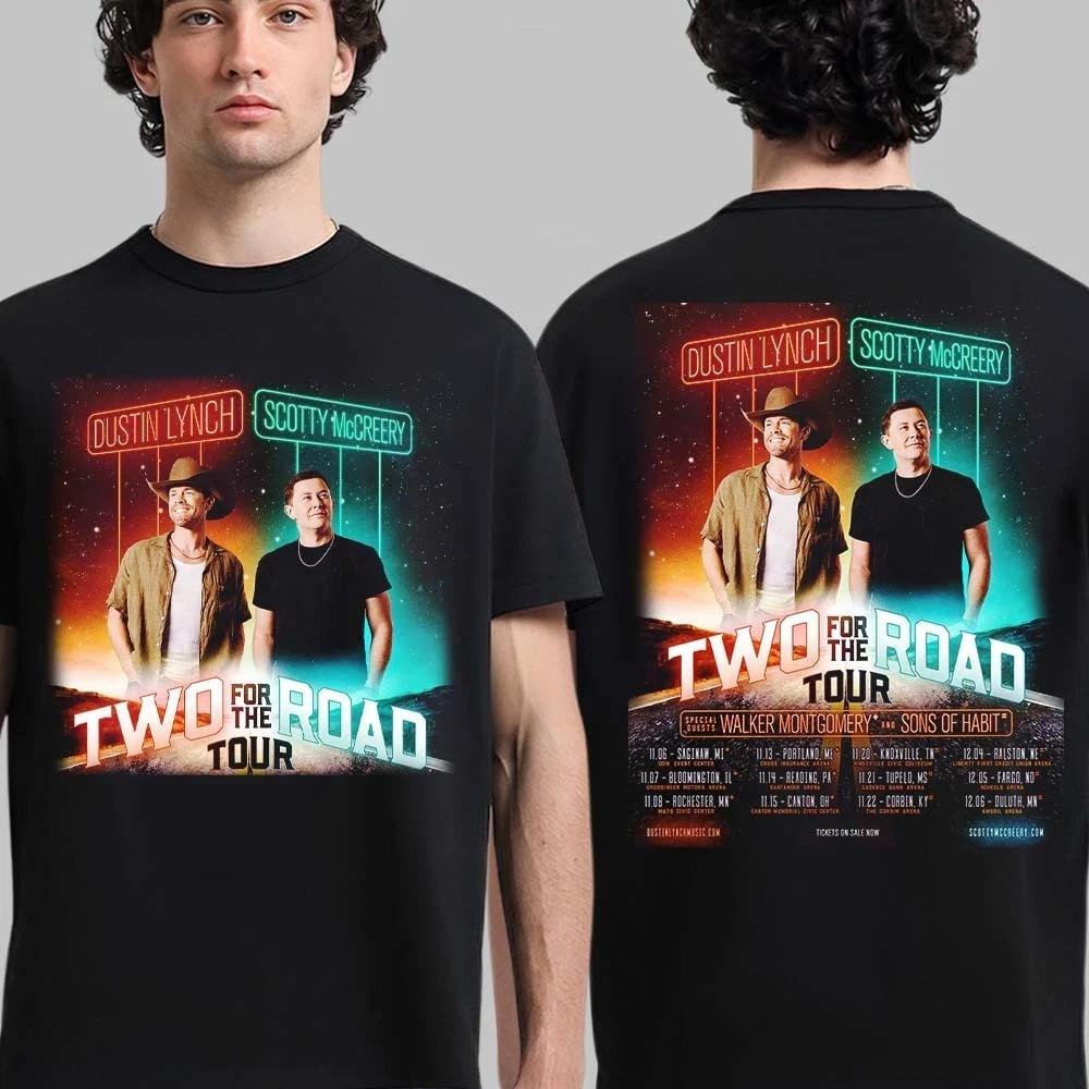 Dustin Lynch And Scotty McCreery Two For The Road Tour 2026 North America Shirt S