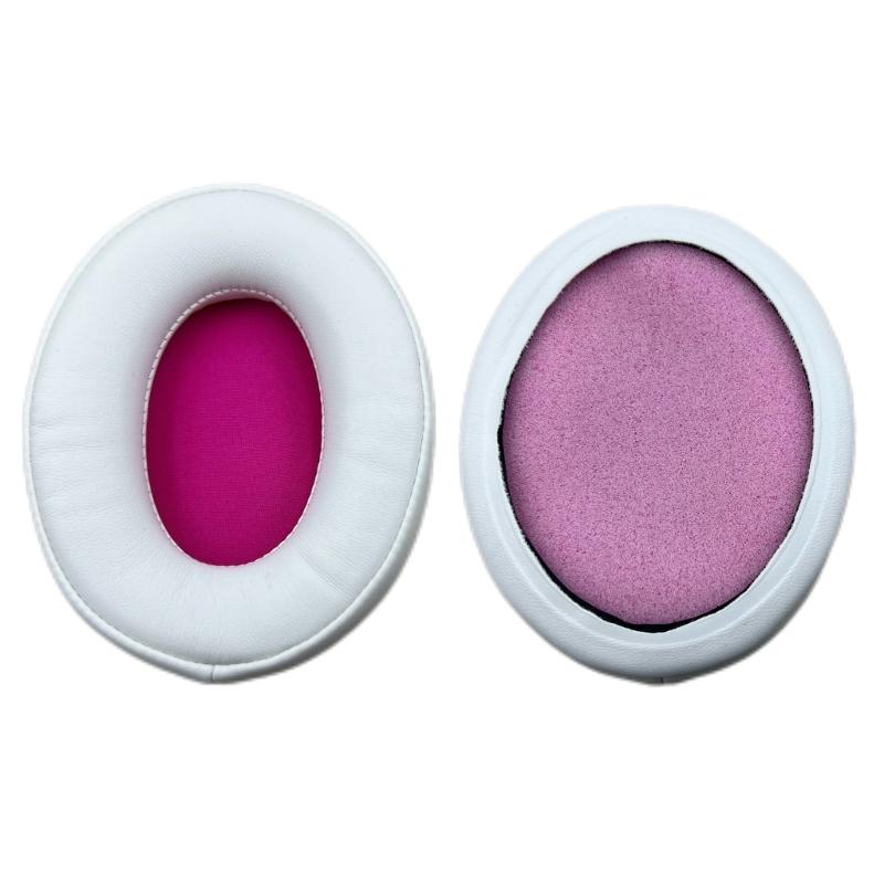 

2Pcs Gaming Headphone Ear Pad Sweat Resistant Cover Breathable Quick Installation for Cloud II/Flight рожевий червоний колір