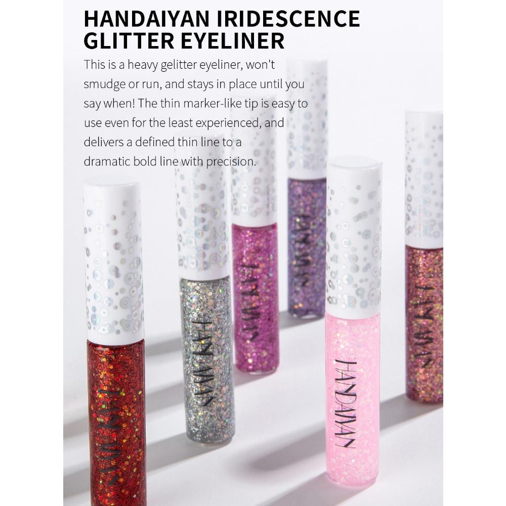 HANDAIYAN 12 Color Eyeliner Eye Shadow, Jelly Jelly, Colorful Eye Makeup Eyeliner Eye Shadow