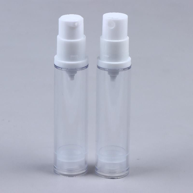 5/10/15ml Airless-Pumpflaschen-Set Tragbar Klar Leer Nachfüllbar Vakuumpumpe Reise Leere Kosmetikbehälter Probenverpackung