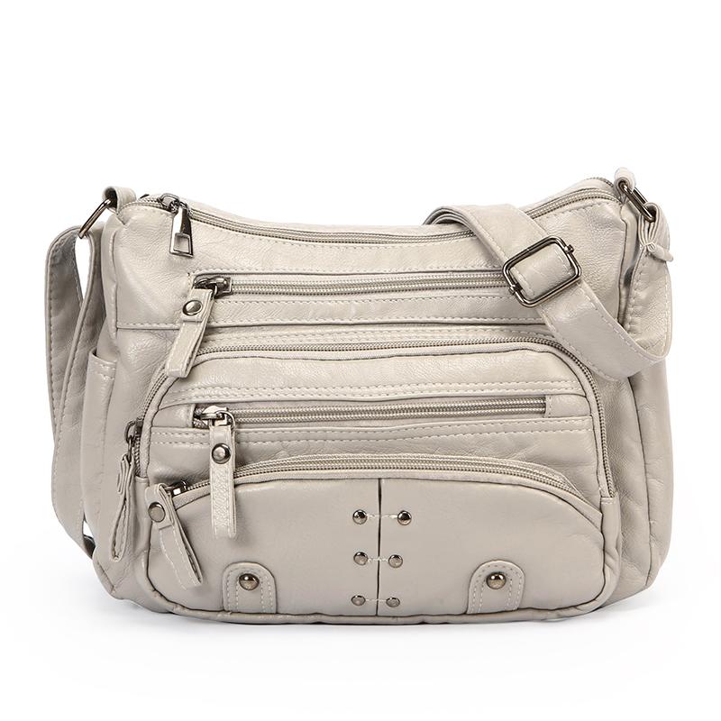 Women's Crossbody Bag Vintage Multi-Layer Shoulder Bag