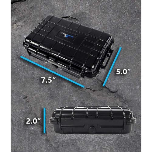 CASEMATIX Graded Card Storage Box, Sports Trading Card Case, Fits up to 3 BGS 5 PSA Card Grade Sports Card Slabs - Airtight, Waterproof, and Moisture