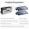 2 Sets Solar Wall Lights 4 LEDs Outdoor Waterproof Fence Deck Garden Decor Entrance Lighting IP44 Bright Solar Wall Washer