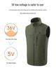 USB Heated Soft Shell Winter Vest with Smart Temperature Control