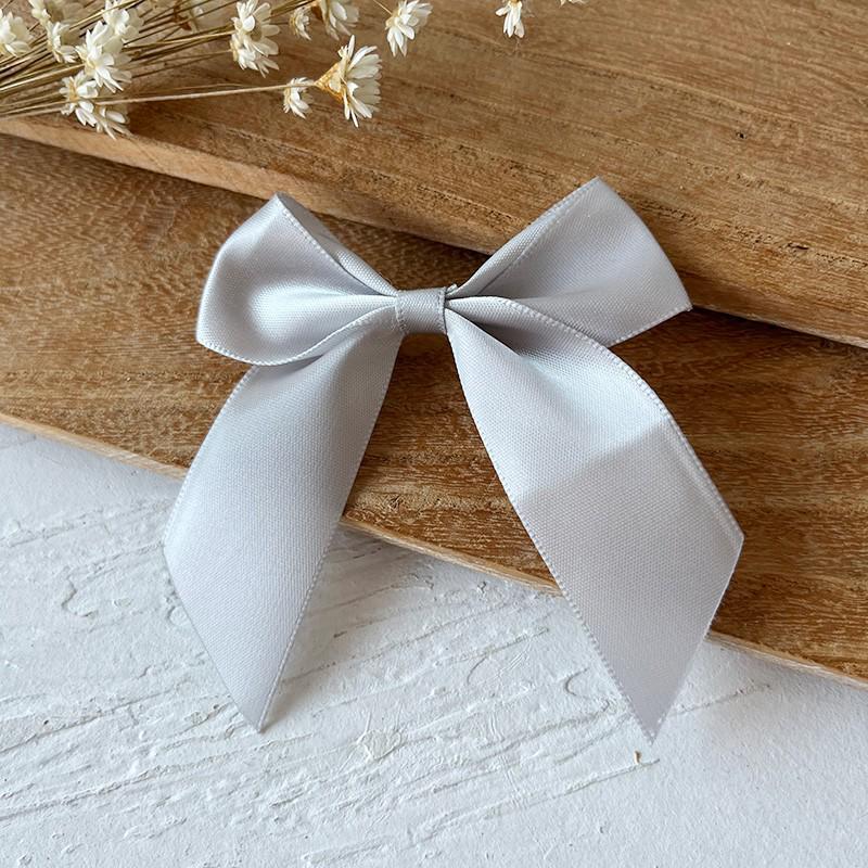 2.5cm Wide Handmade Ribbon Bow Knot for DIY Clothing & Hair Accessories, Card Holders, and Decorations