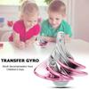 Black Technology Wind Powered Gyroscope Aerodynamic Toy Children's Puzzle Anti Gravity Decompression Dynamic Gyroscope