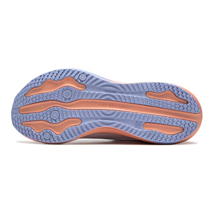 Li Ning Kids Ultra Light 21 Comfortable Soft Sole Non Slip Shock Absorption Low Top Running Shoes Kids Running Shoes White Pink YKFU012-8