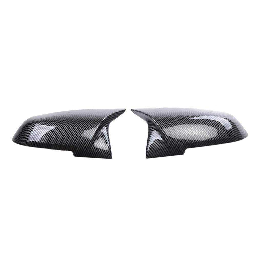 Carbon Fiber Look Rear View Mirror Cover For BMW F20 F21 F30 F31 F32 F34 F36 X1