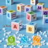 Magnetic Blocks ABC 123 Alphabet Colorful Printed, Building Blocks for Toddler 1-3, Magnet Cubes Sensory Toys, Preschool Early Learning