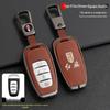 High-End Metal Key Case for Hongqi H9/H5/H7/HS7 - Full Wrap with Buckle Button for 21 Models
