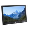 Digital Picture Frame 12in USB HD Load Photo Video From Phone Multi Function Advertising Machine with Speaker Black EU