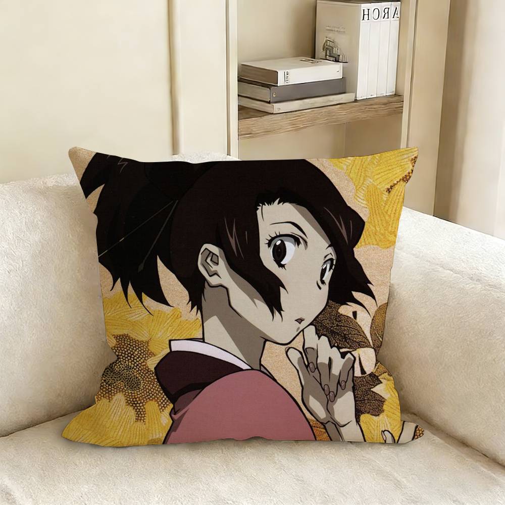 Anime SSamurai CChamploo Pillow Case Living Room Sofa Cushion Cover Suitable For Home Bedroom Room Decoration