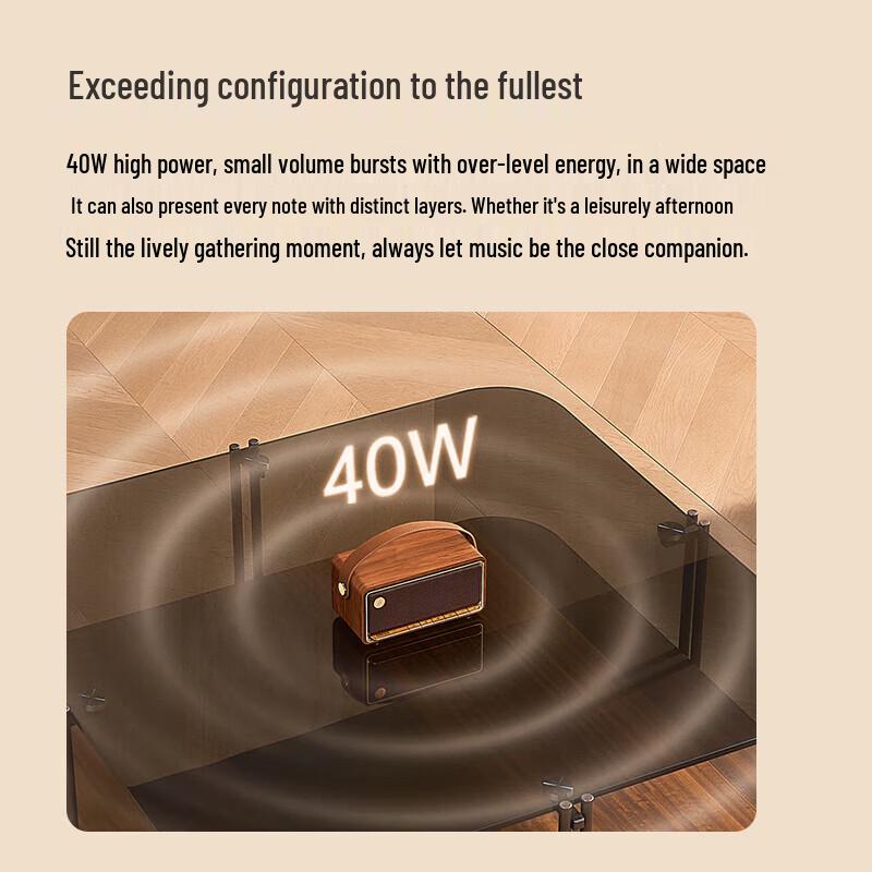 Edifier M285 Retro Portable Bluetooth Speaker CN plug (adapter included)