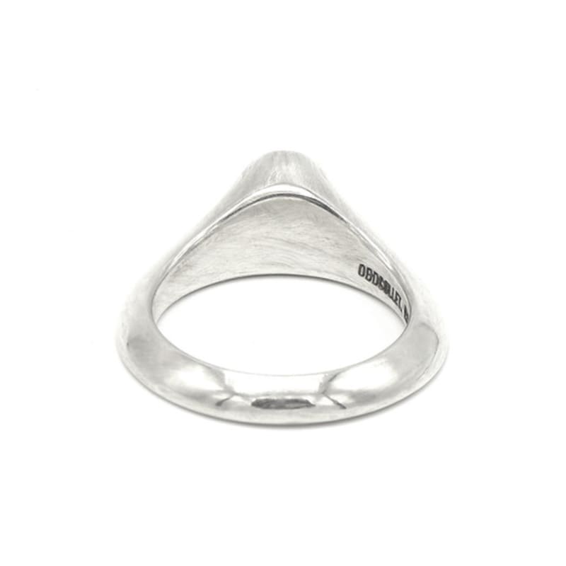 ODDCOLLET Half signet ring (single)