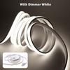 Dim Edilebilir Neon COB LED Şerit 220V Dimmer Anahtar Güç Kiti Süper Parlak 288LED/m Su Geçirmez Neon Doğrusal Aydınlatma 3000K 4000K 6000K