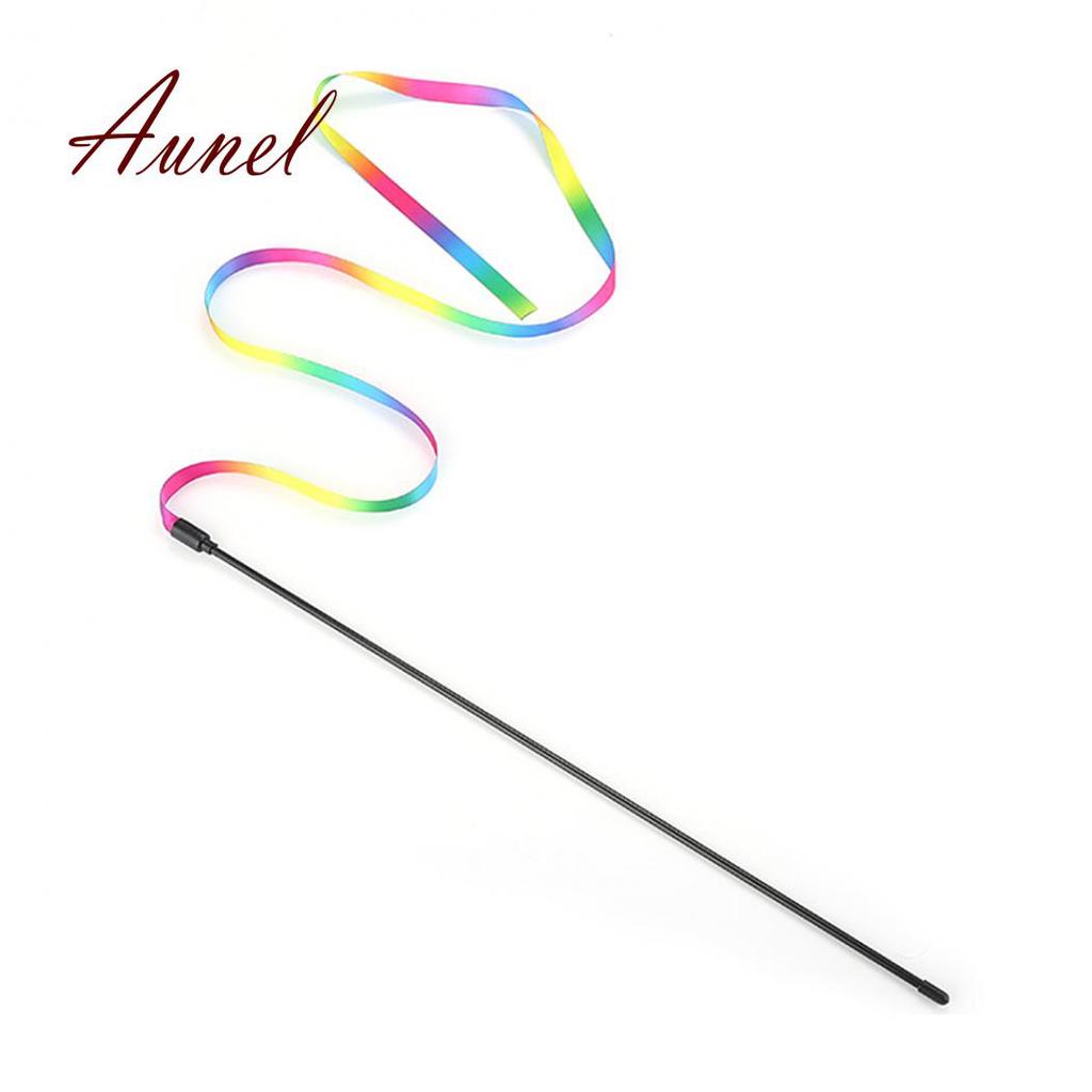 Kitty Funny Dazzle Colour Strip Tease Rod Rod Interactive Toys Pet Supplies