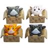 Miniatures Statue Crafts Cartoon Ornament PVC Kitty Model Poor Box Cat Car Figurine Small Statue