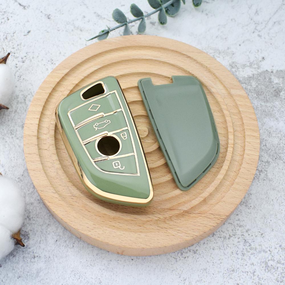 TPU Car Key Case Cover for Bmw F20 G20 G30 X1 X3 X4 X5 G05 X6 X7 G11 F15 F16 G01 G02 F48 Holder Shell Keychain Accessories