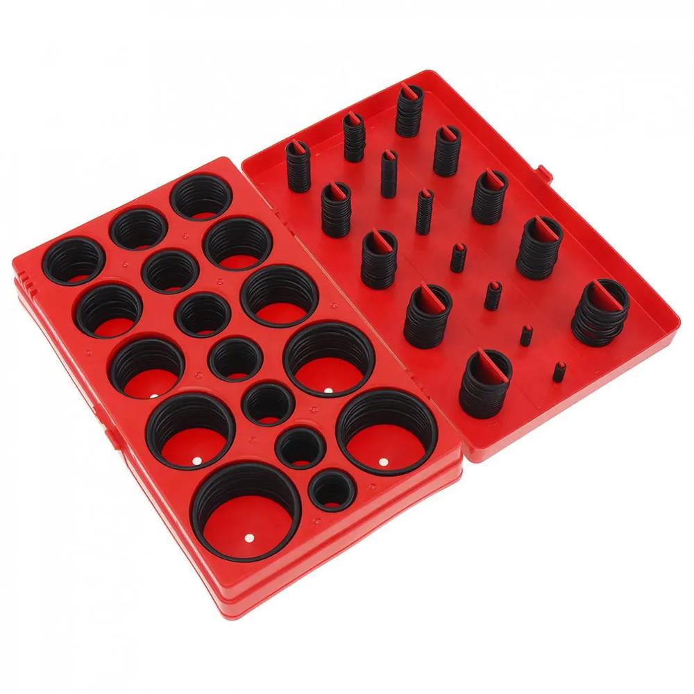 419PCS Universal Rubber O-Ring Assortment Set  Buna-N Gasket Sealing Replacement  for Plumbing Automotive Faucet Repair Plumbing