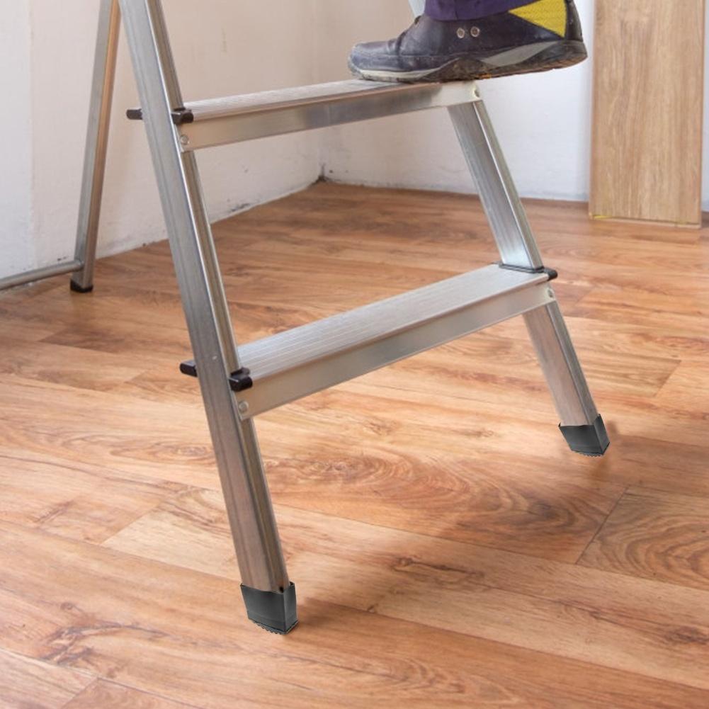 4 Rubber Replacement Feet for Wooden and For Aluminium Ladders Designed To Improve Ladder Balance and Prevent Damage