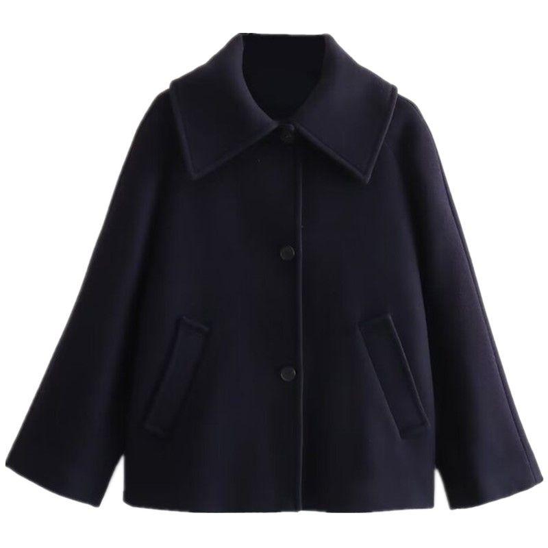 

Fashion Style 2023 Winter New Women s Clothing Easiest for Match Wool Blend Short Coat Outwear 9313726 401 Black L