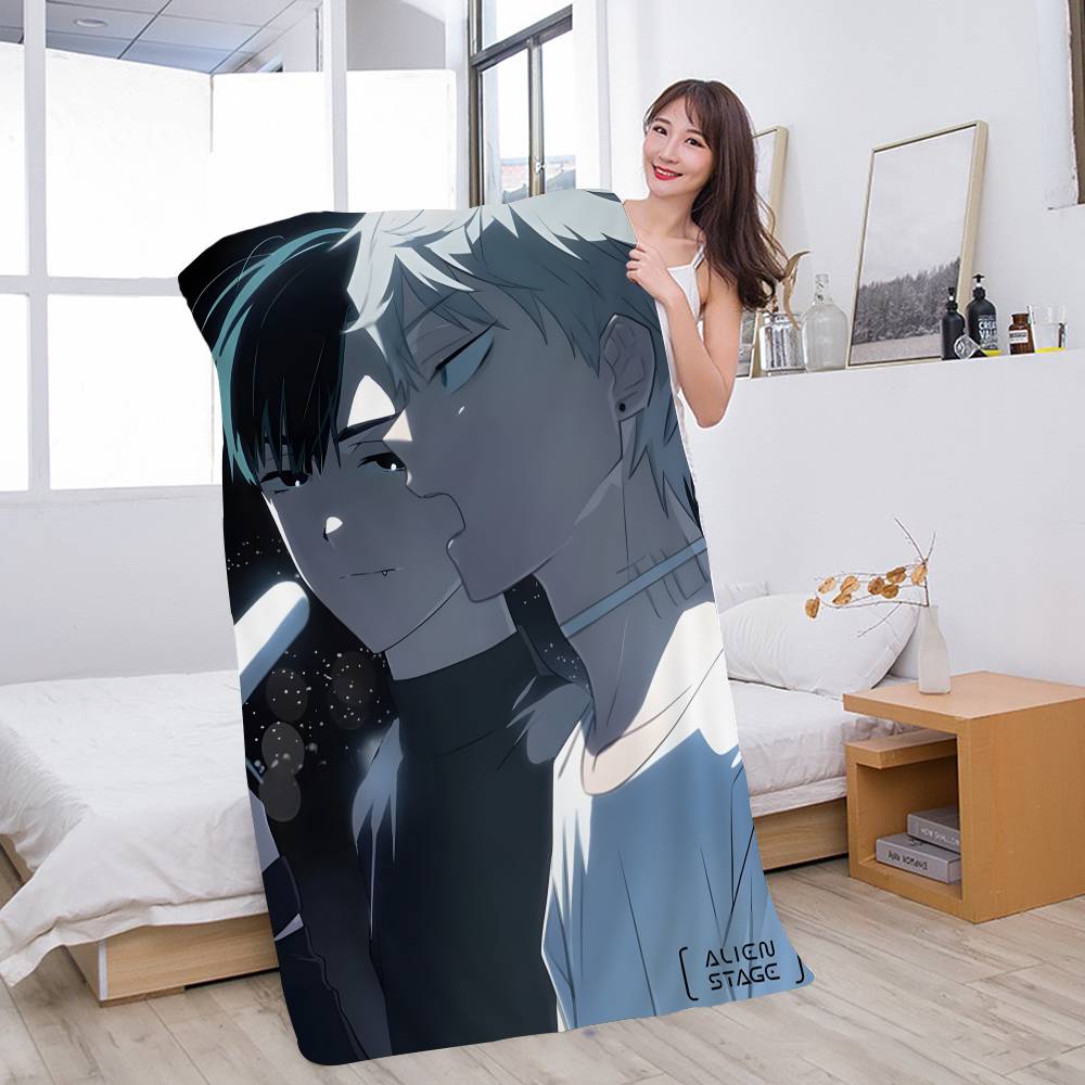 Anime Pop a-ALIEN STAGE Microfiber Blanket Quick Drying Beach Towels Oversized Printing Super Absorbent Pool Towel Blanket