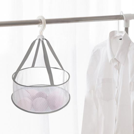 Mesh Drying Basket Hanging Breathable Organizer With 360-Degree Rotating Hook